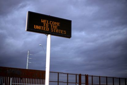 A sign in Arizona.