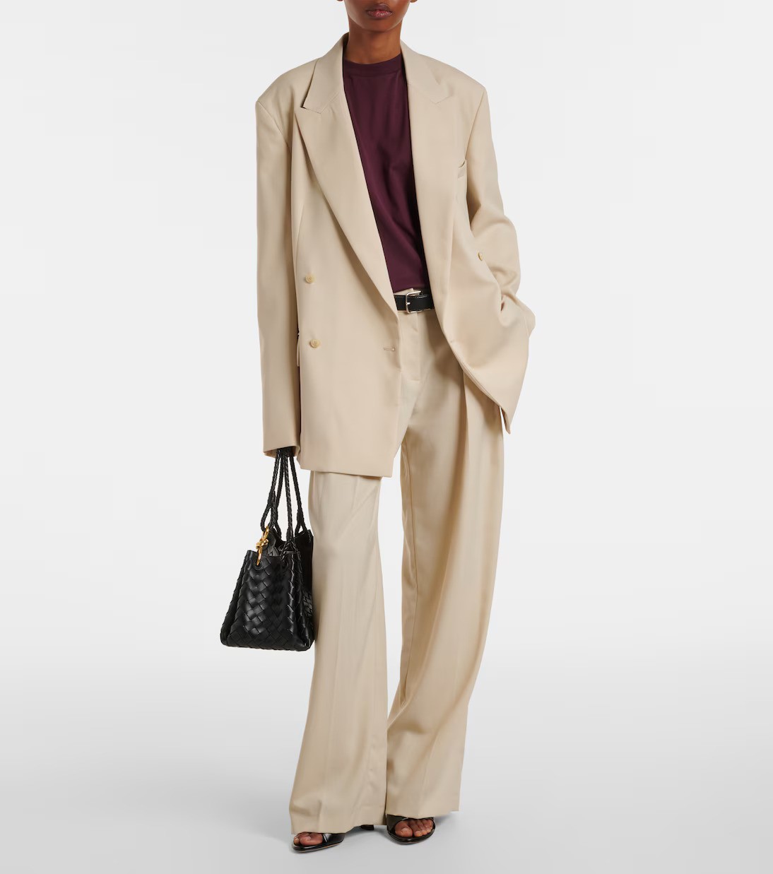 The Frankie Shop, Daytona high-rise wide-leg pants