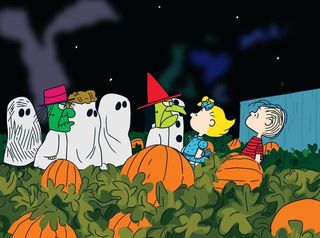 A scene from 'It's the Great Pumpkin, Charlie Brown'