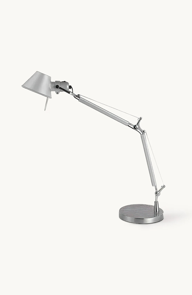 A selection of desk lamps.
