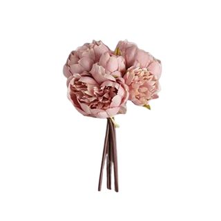 Dunelm pink faux peonies