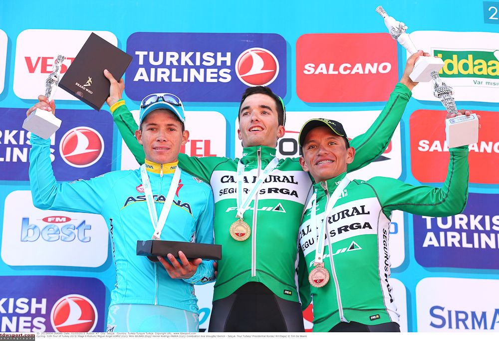 Miguel &Aacute;ngel L&oacute;pez was second on stage 6 in Turkey.