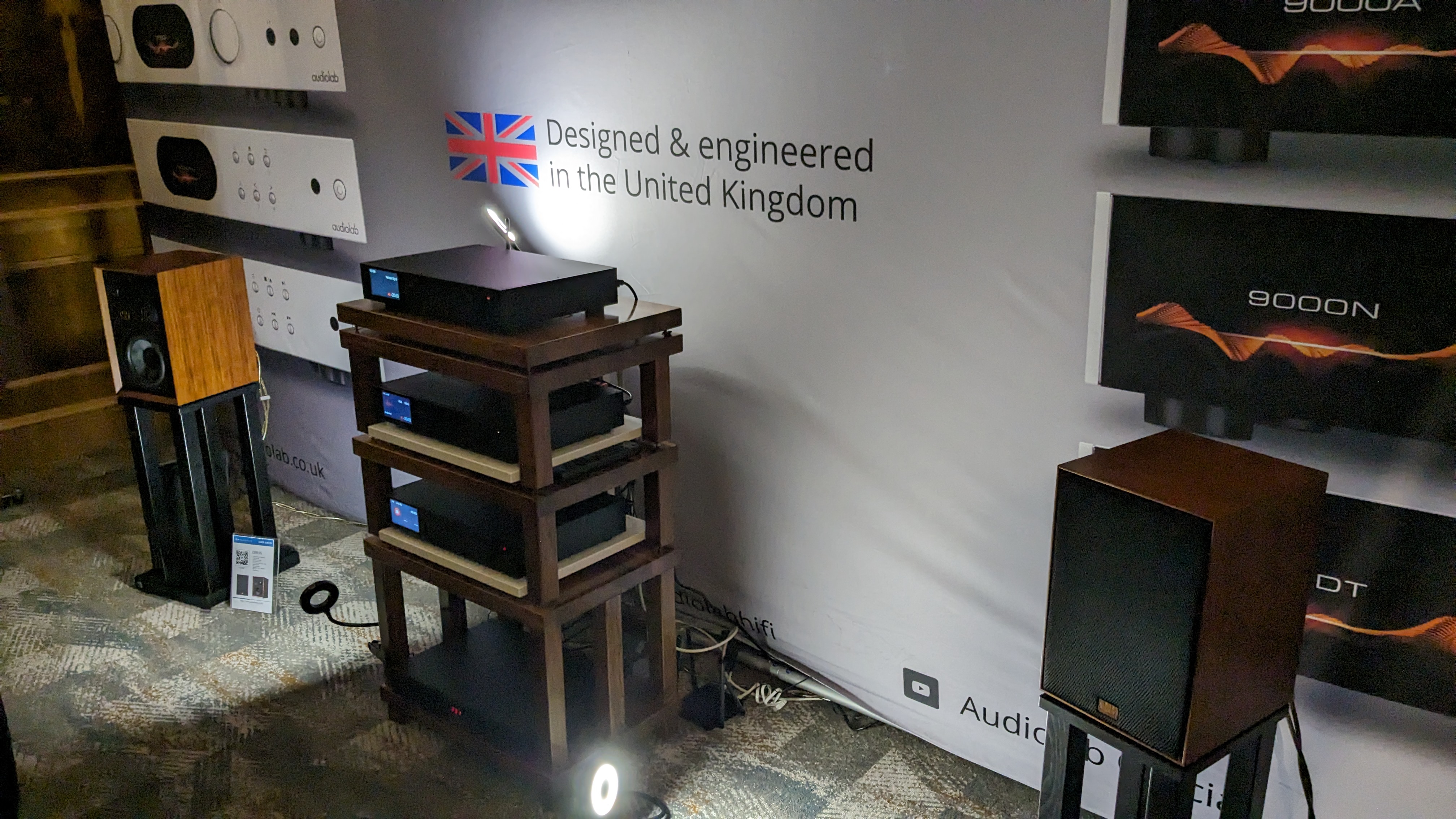 wharfedale super denton and audiolab 9000 series at Bristol hi-fi show