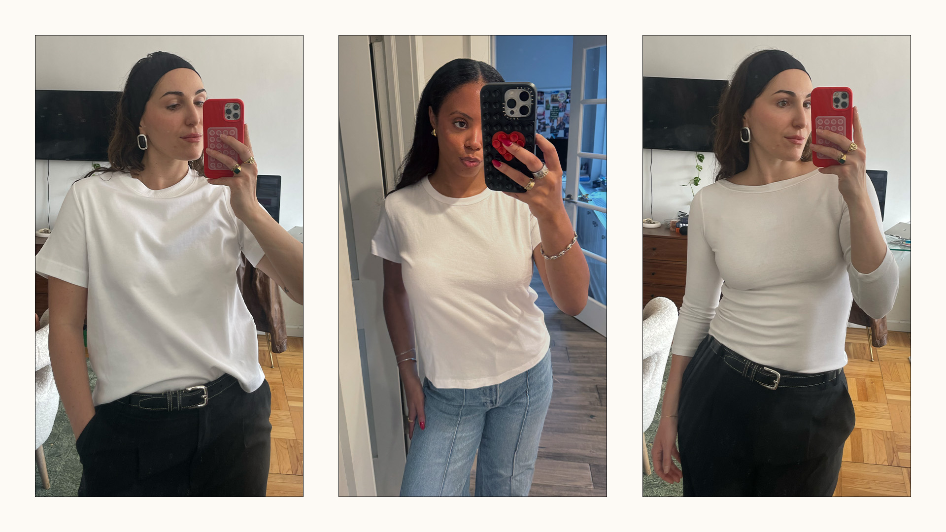sierra mayhew and anna laplaca review the best white t shirt