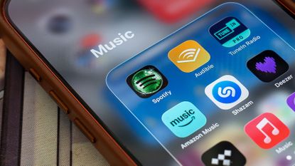 Spotify disco ball app icon running on iPhone