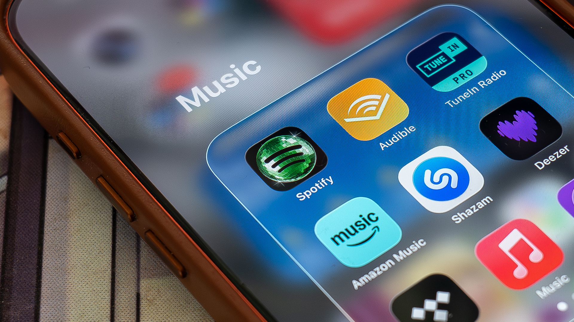 Spotify disco ball app icon running on iPhone