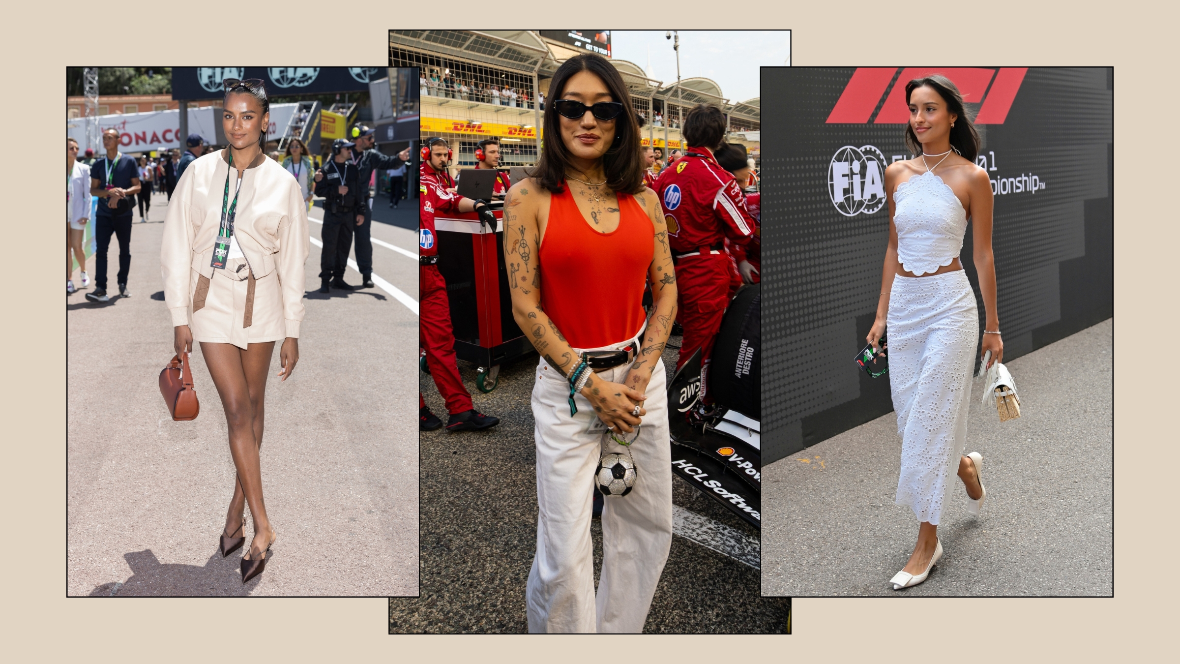 Simone Ashley, Peggy Gou, Alexandra Saint Mleux.