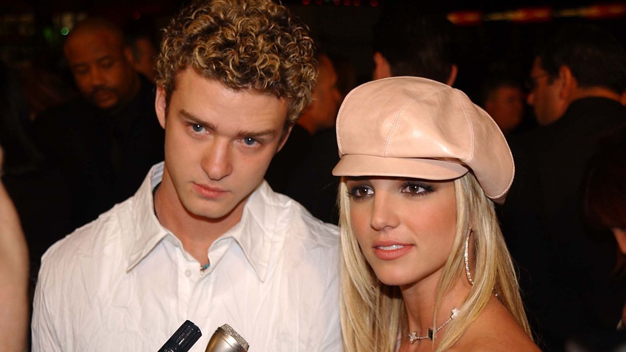 Britney Spears and Justin Timberlake during their relationship