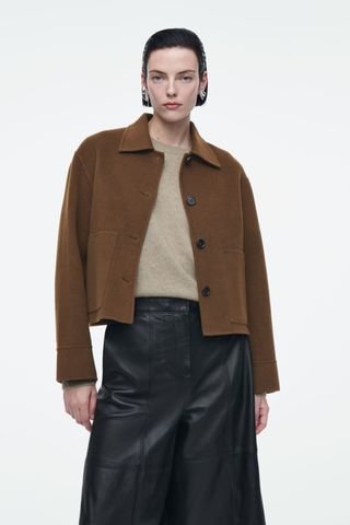 Boxy Double-Faced Wool Jacket