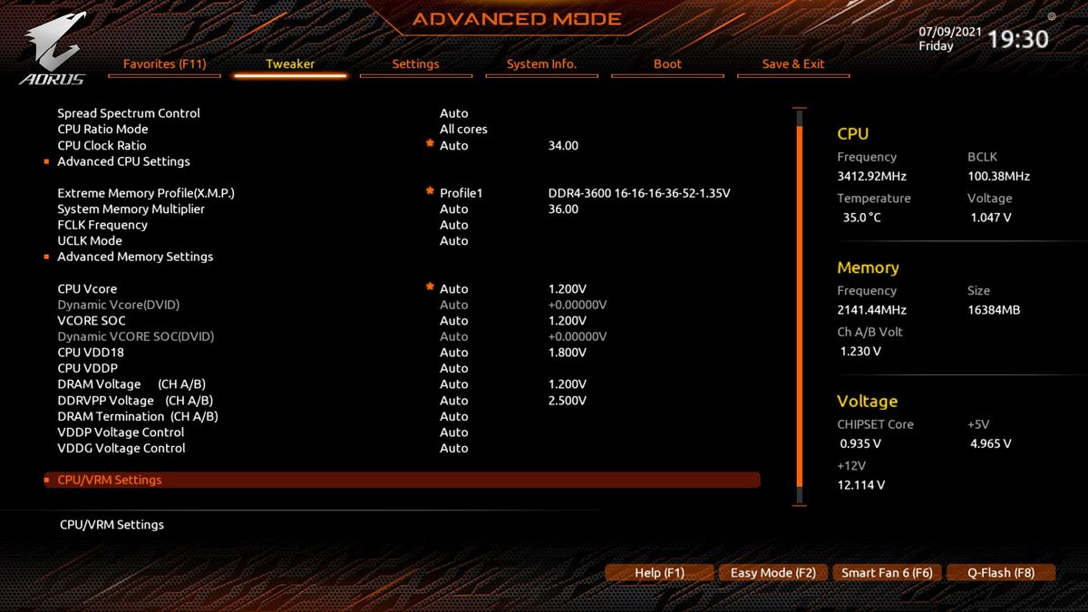 Gigabyte X570S Aorus Master