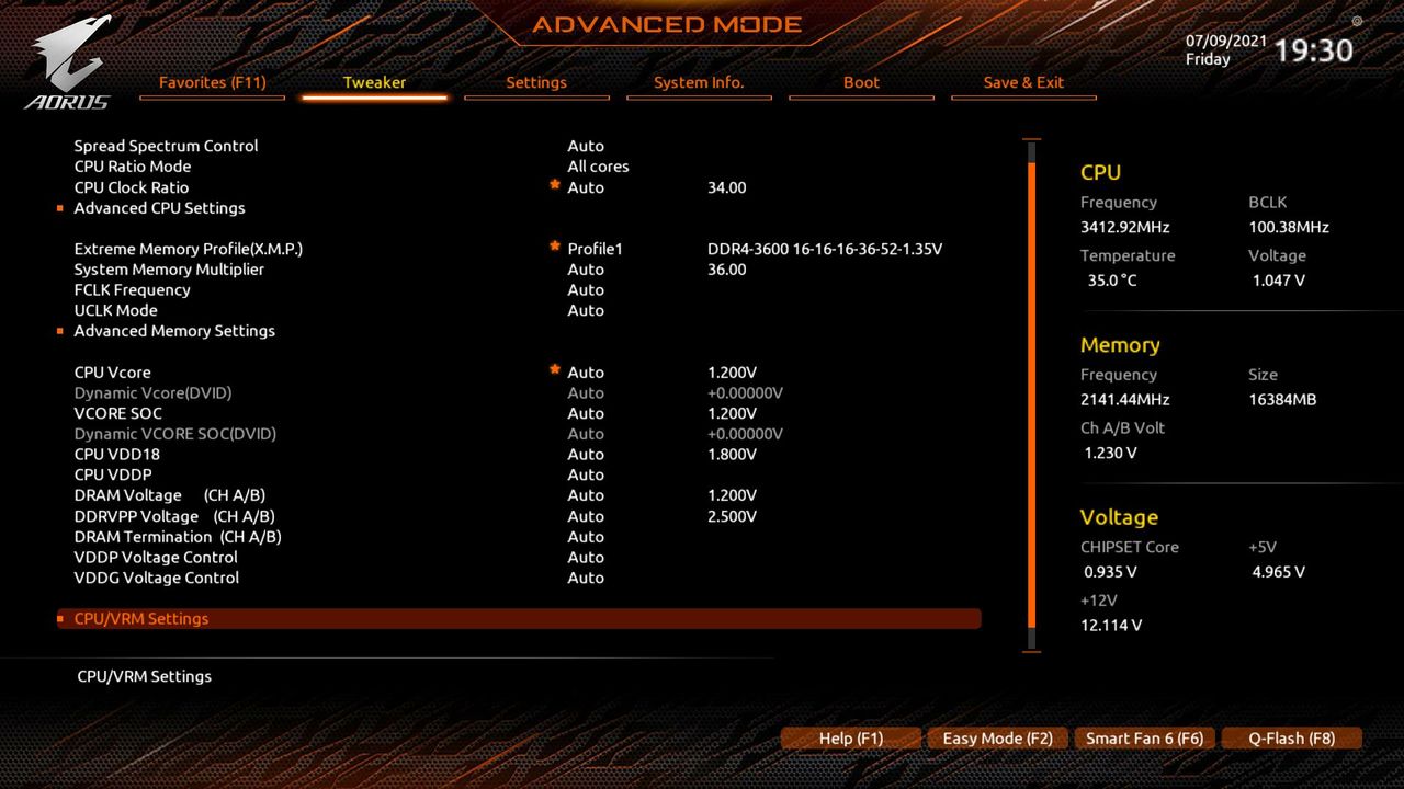 Gigabyte X570S Aorus Master