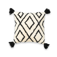 Cali fluffy geometric cotton cushion&nbsp;