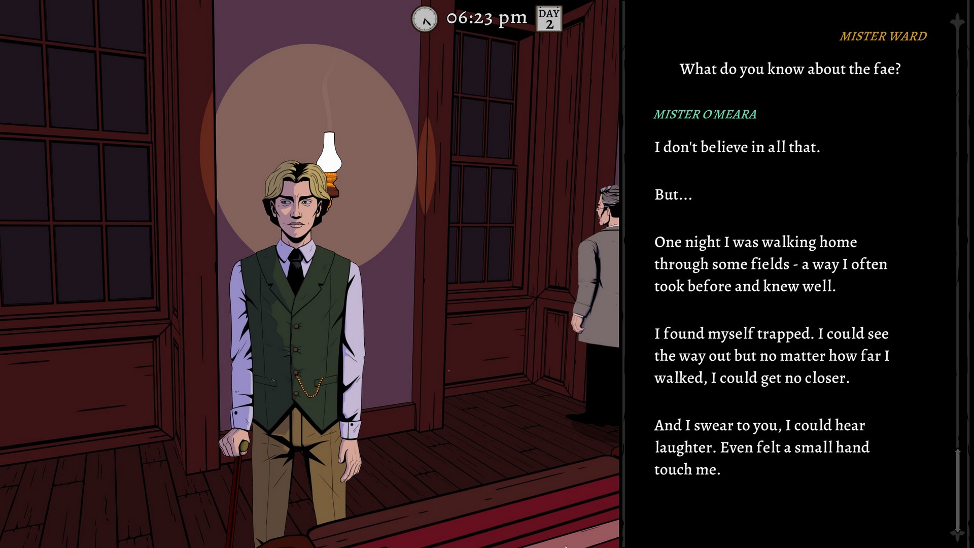 O&#039;Meara discusses The Fae in The Seance of Blake Manor