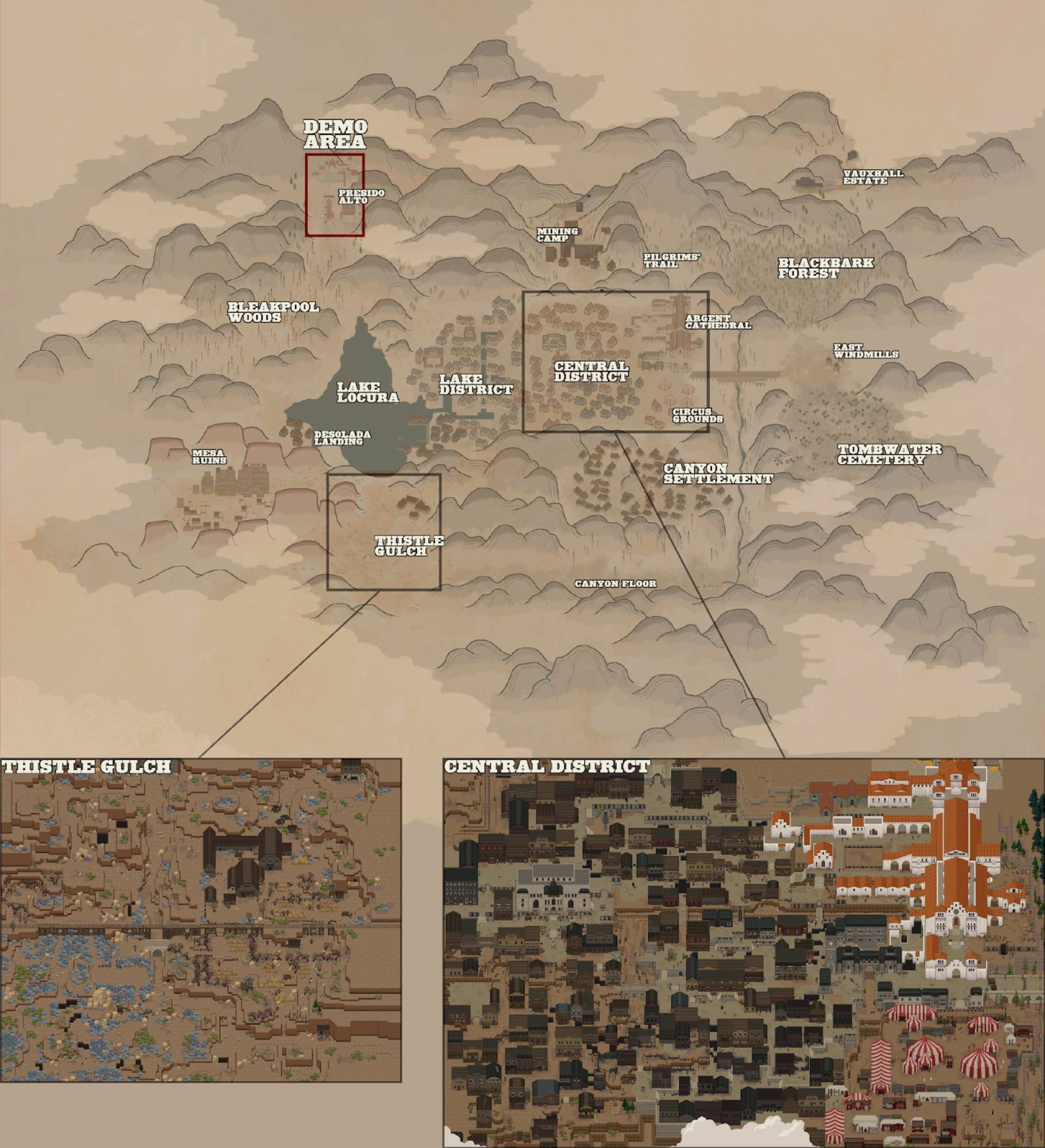 Tombwater map.