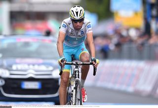 Fabio Aru shows the toll of a hard-fought Giro.