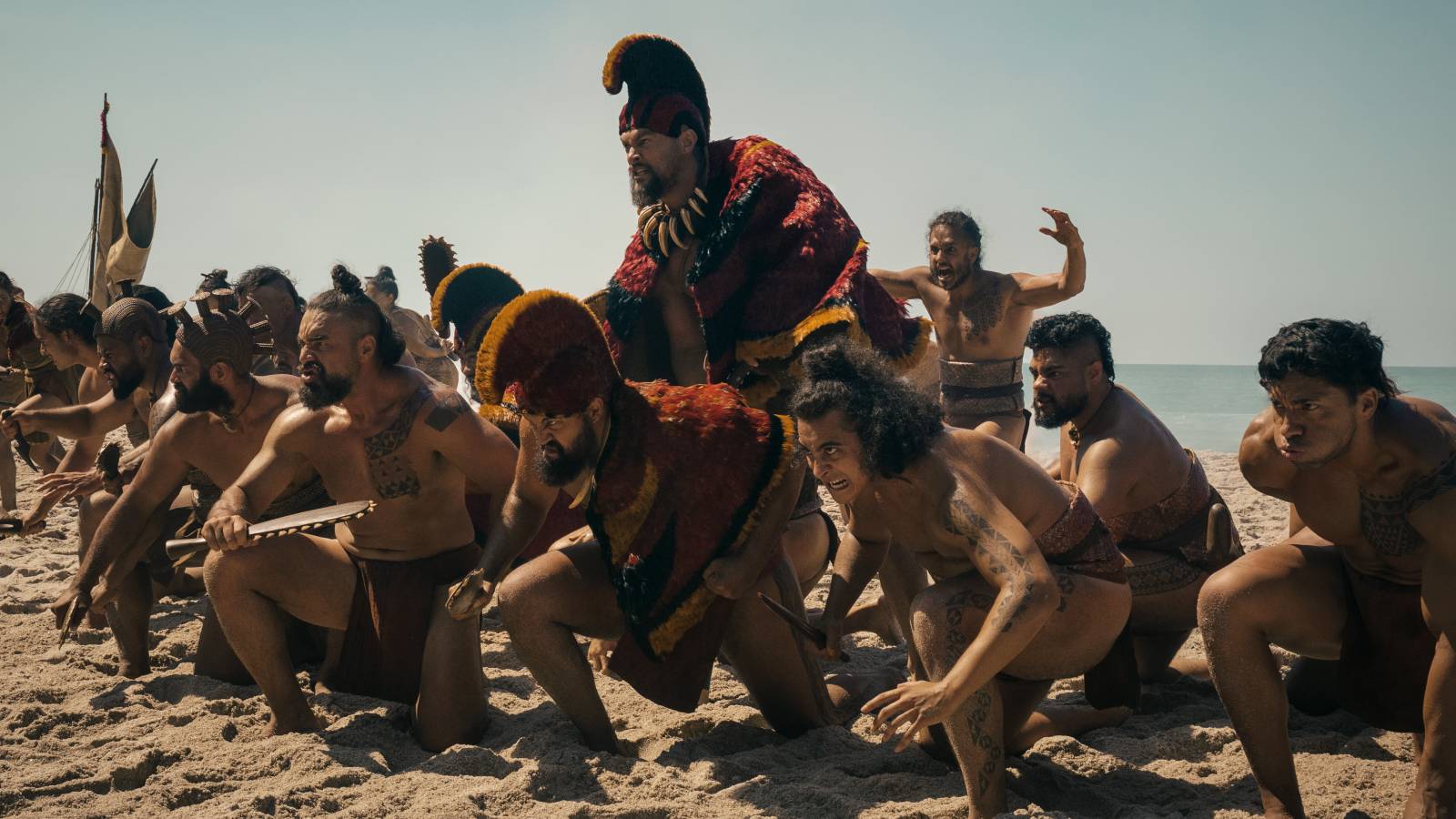 Jason Momoa in Chief of War on Apple TV Plus.