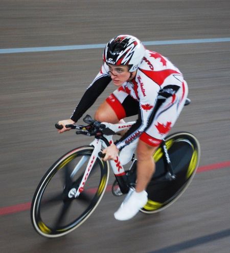 Tara Whitten (Canada National Team) was second in the women's team pursuit.