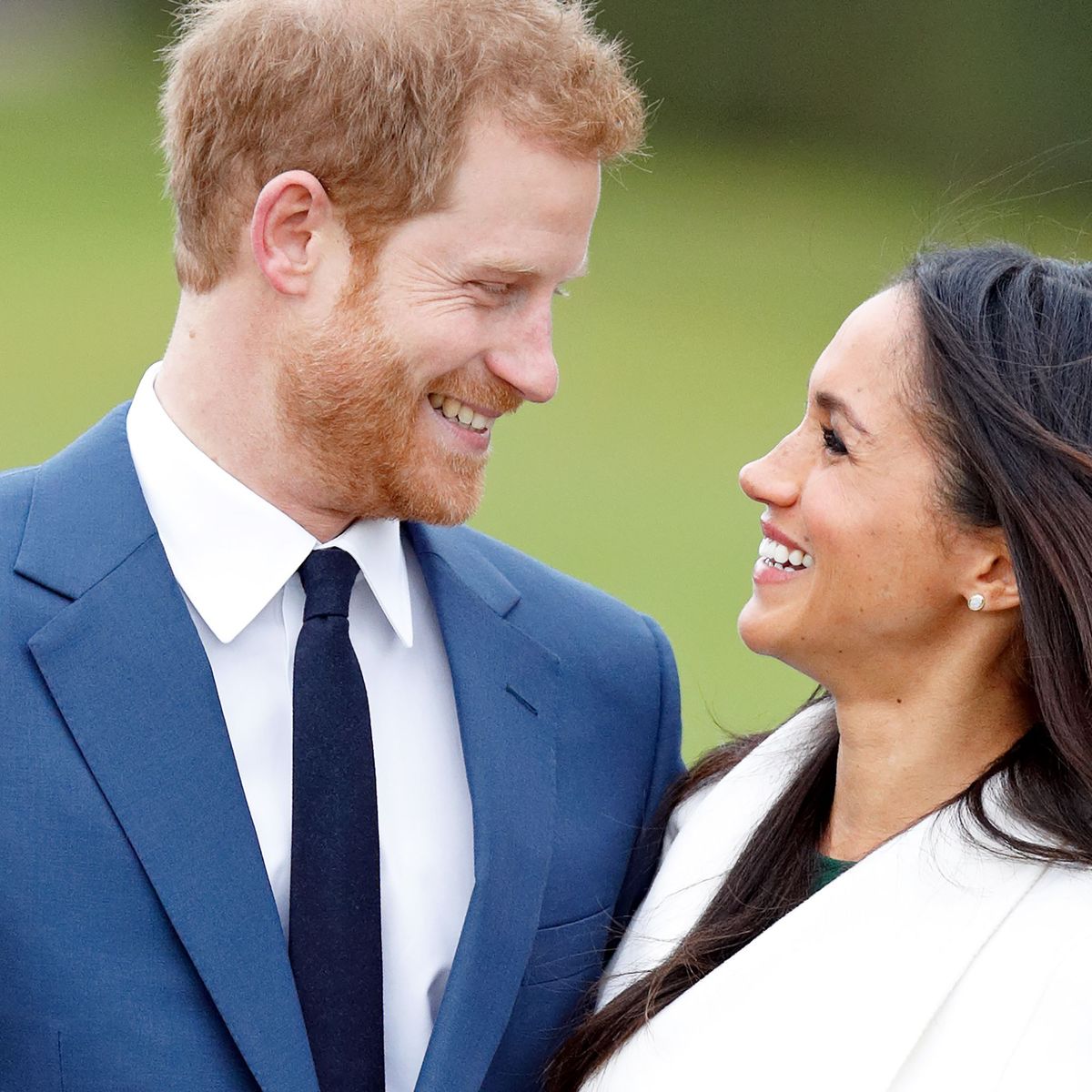The Way Prince Harry and Meghan Markle Look on Their New Wedding Coin Is Priceless