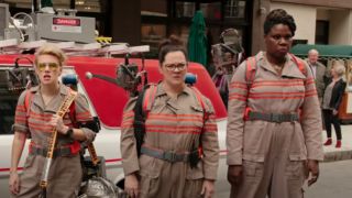 Kate McKinnon, Melissa McCarthy, and Leslie Jones ready to bust some ghosts in Ghostbusters