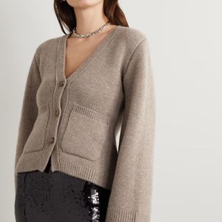 Khaite Scarlet cashmere cardigan