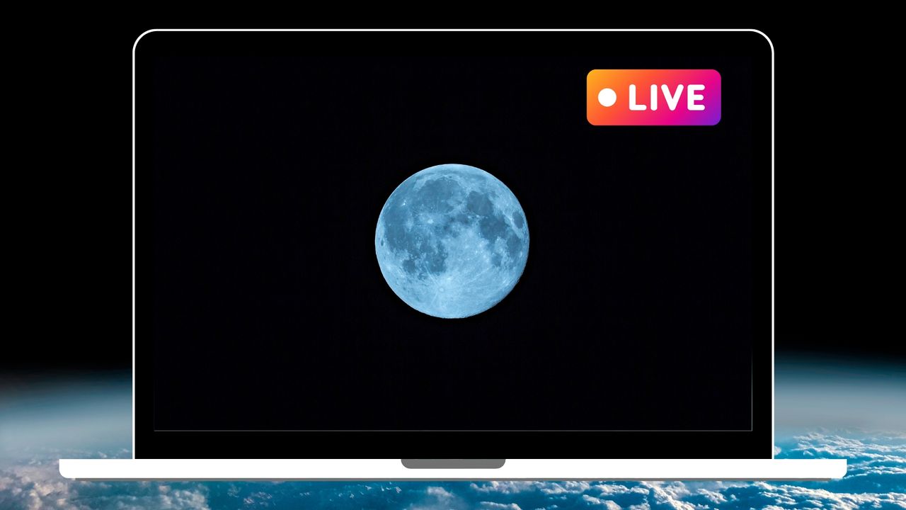 Watch the smallest full moon of 2026 tonight in this rare 'Blue Moon' livestream