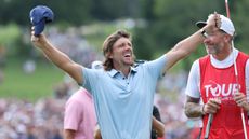 Tommy Fleetwood winning the Tour Championship 