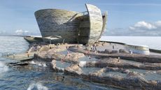 Image of the proposed Tidal Lagoon Swansea Bay project