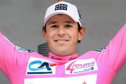 Alex Rasmussen (Saxo Bank) reclaimed the overall race leadership from Danilo Napolitano (Katusha)