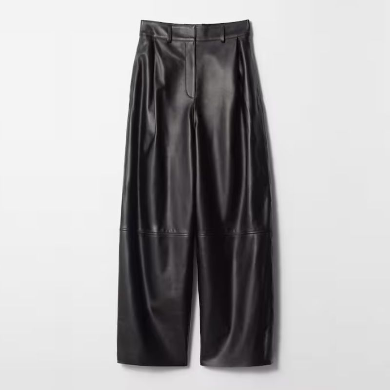 black leather trousers from &amp;amp;Other Stories