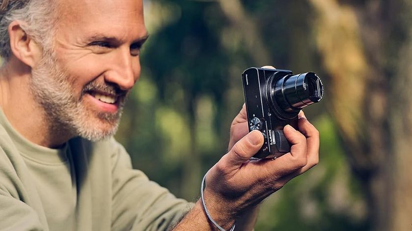 Panasonic Lumix TZ99 / ZS99 being used by a photographer outdoors