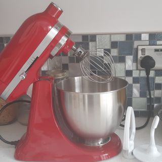 KitchenAid Mini Mixer on kitchen counter
