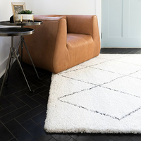 Mcrae Shaggy White Rug,&nbsp;was £33.99, now £28.99, Wayfair