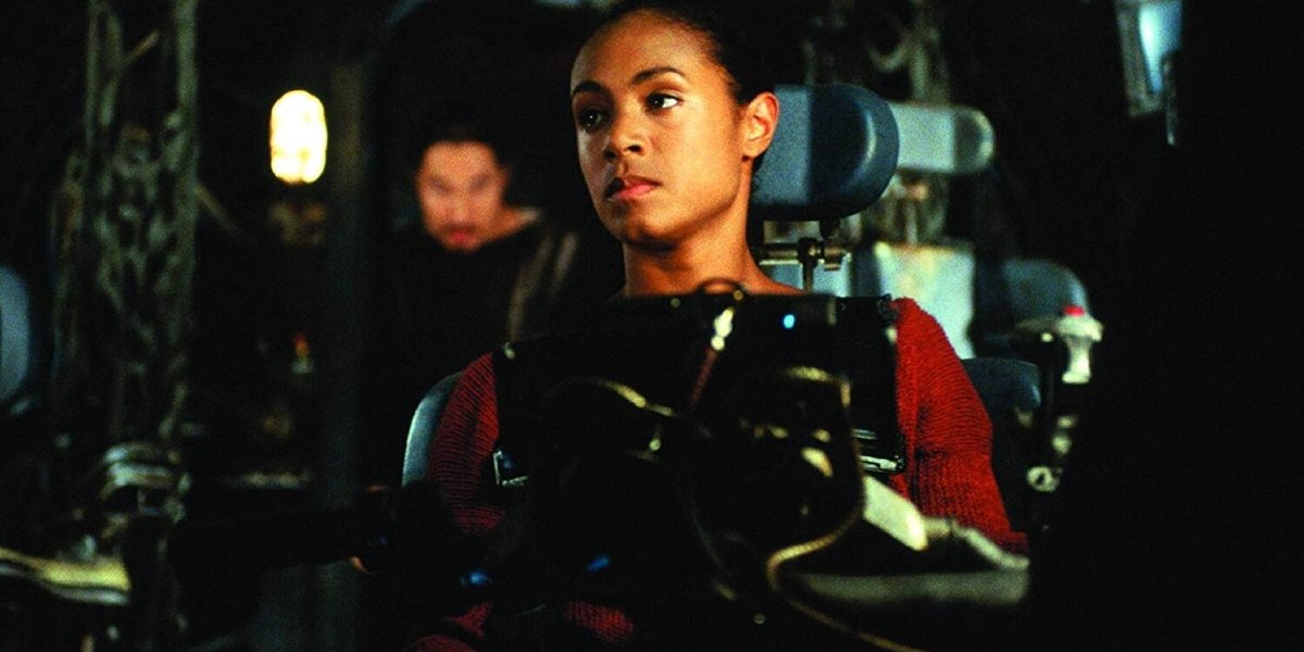 The Matrix Jada Pinkett Smith in the jumpseat