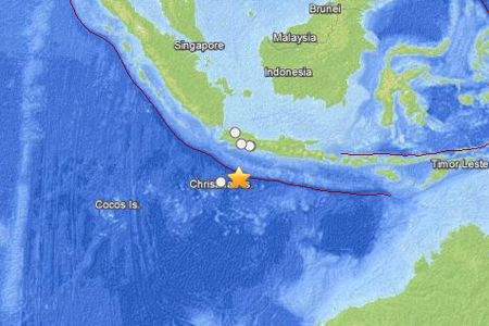 earthquake map