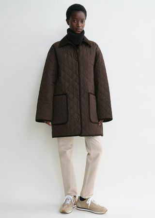 Quilted Barn Jacket Espresso