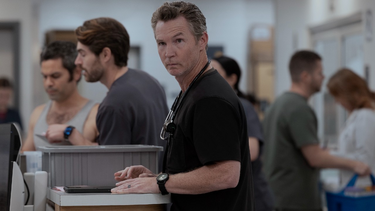 Shawn Hatosy as Jack Abbot on The Pitt.