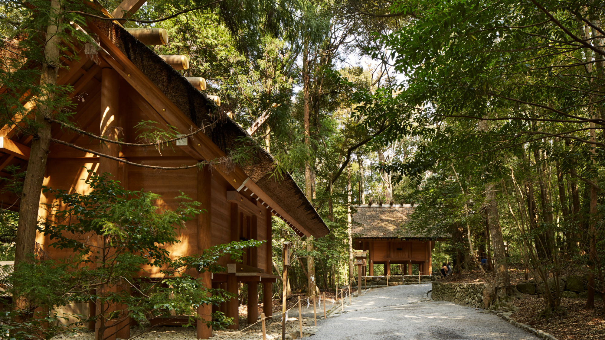 View of the grounds in the Amanemu resort