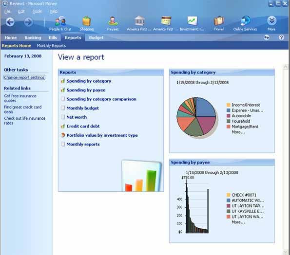 Microsoft Money Essentials 2008 Review - Pros, Cons and Verdict | Top ...
