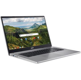 An Acer Chromebook 317 against a white backdrop