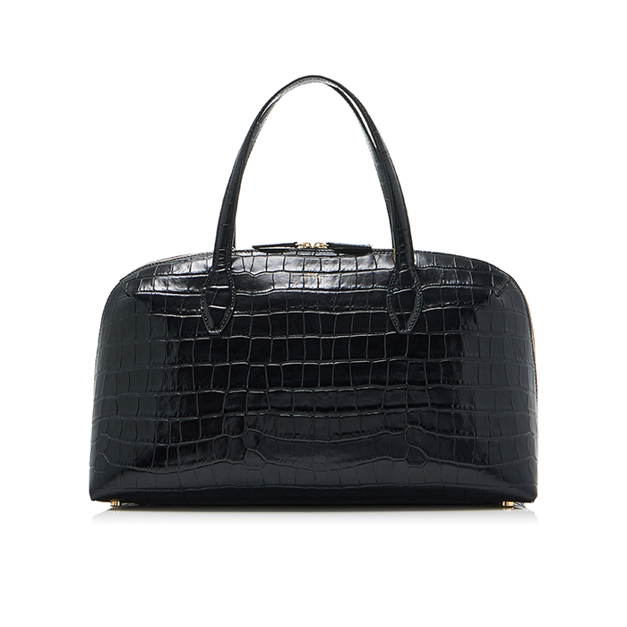 Toteme, Lounge Medium Croc-Embossed Leather Tote Bag