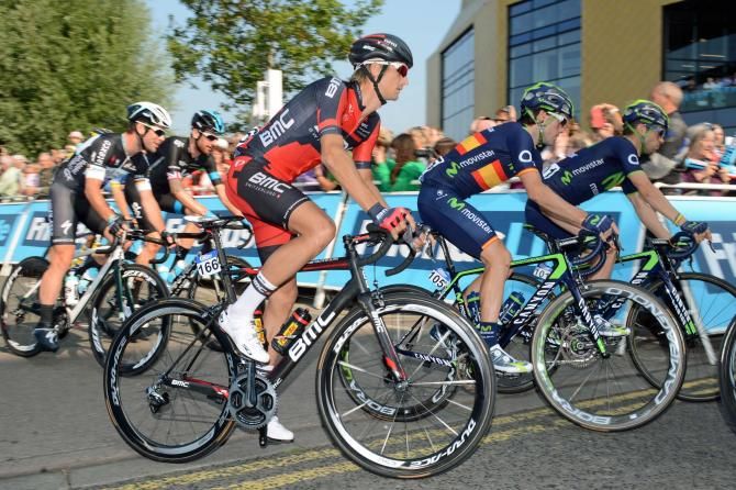Peter Velits (BMC) in the break of the day.