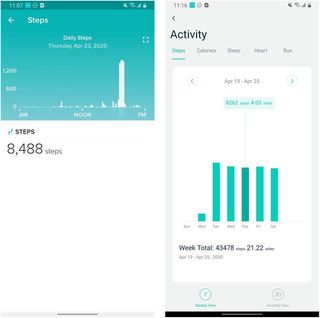 Steps Fitbit Wyze