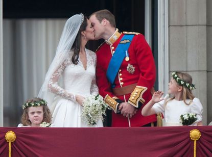 Newlyweds and members of the royal family always make an appearance after the wedding...