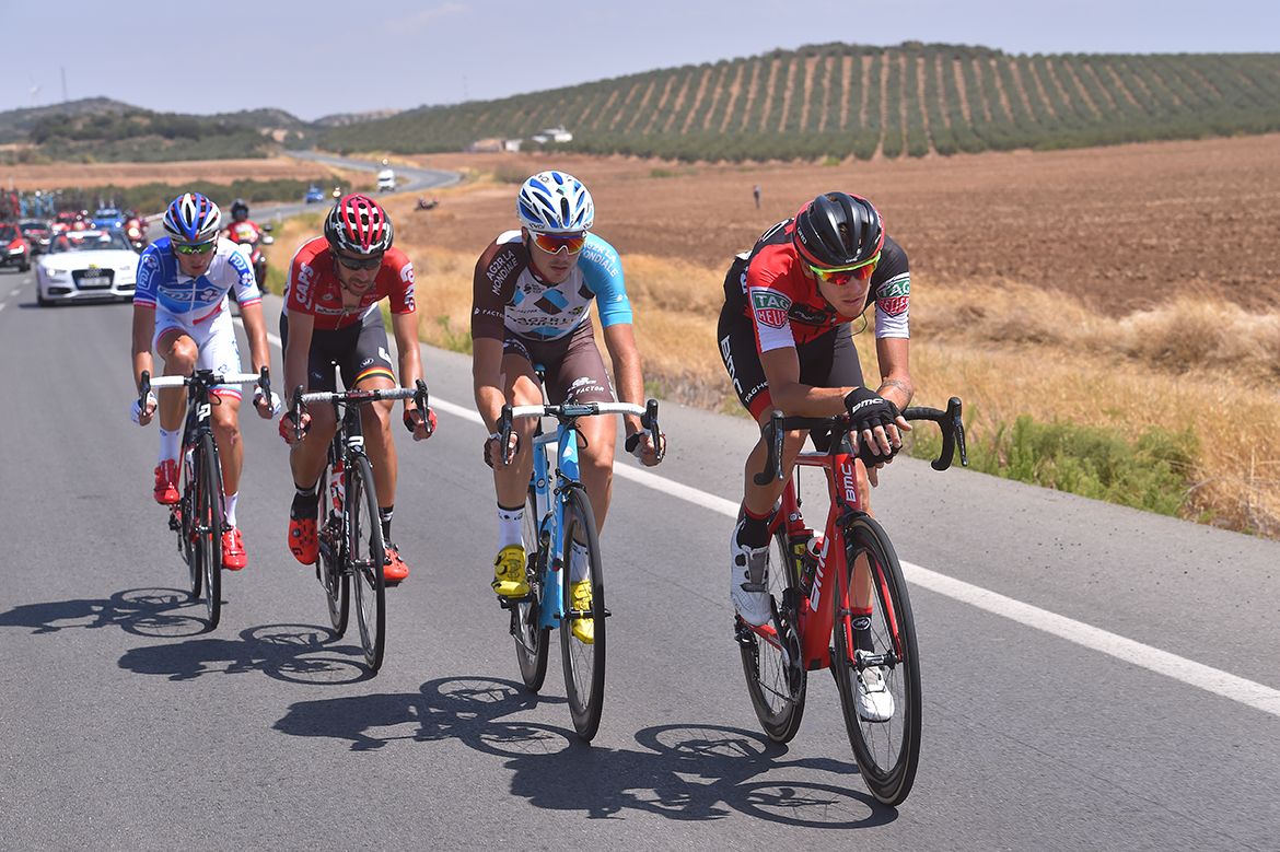 Alessandro de Marchi leads the breakaway