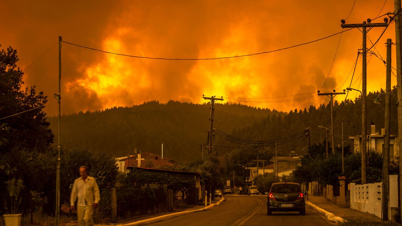 Greece wildfires