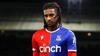 Manchester United target Michael Olise during Crystal Palace's game against Brentford in December 2023.