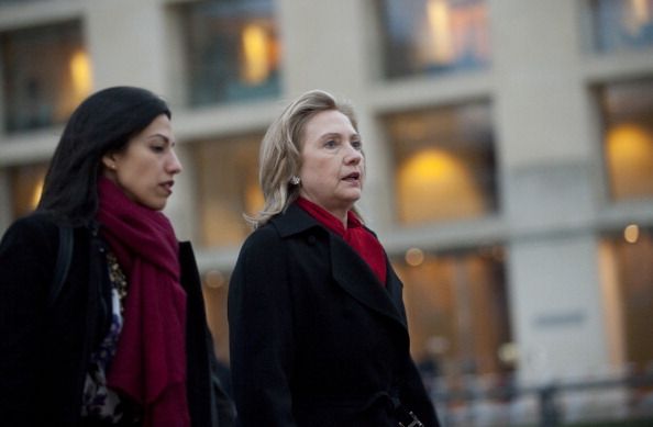 Huma Abedin and Hillary Clinton