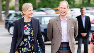 Prince Edward, Earl of Wessex and Sophie, Countess of Wessex visit Forfar Golf Club