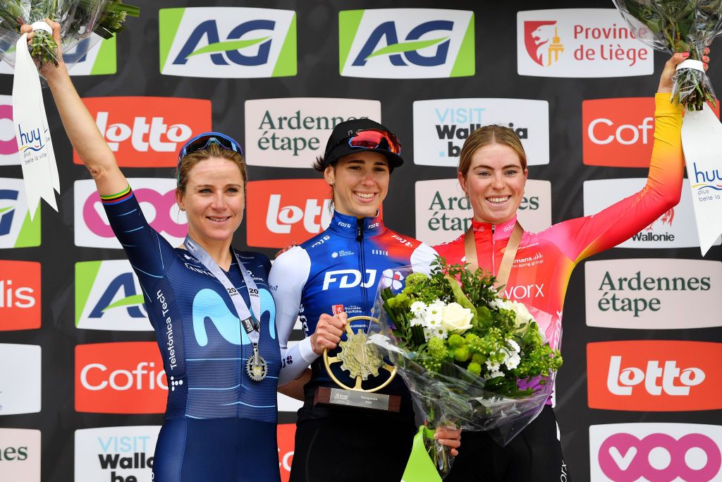 Annemiek van Vleuten, Marta Cavalli and Demi Vollering