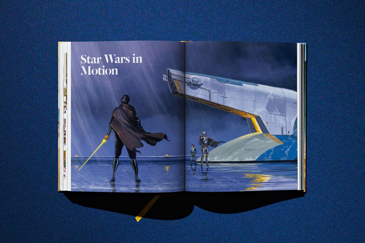 Spreads from Taschen's Lucas Museum of Narrative Art monograph